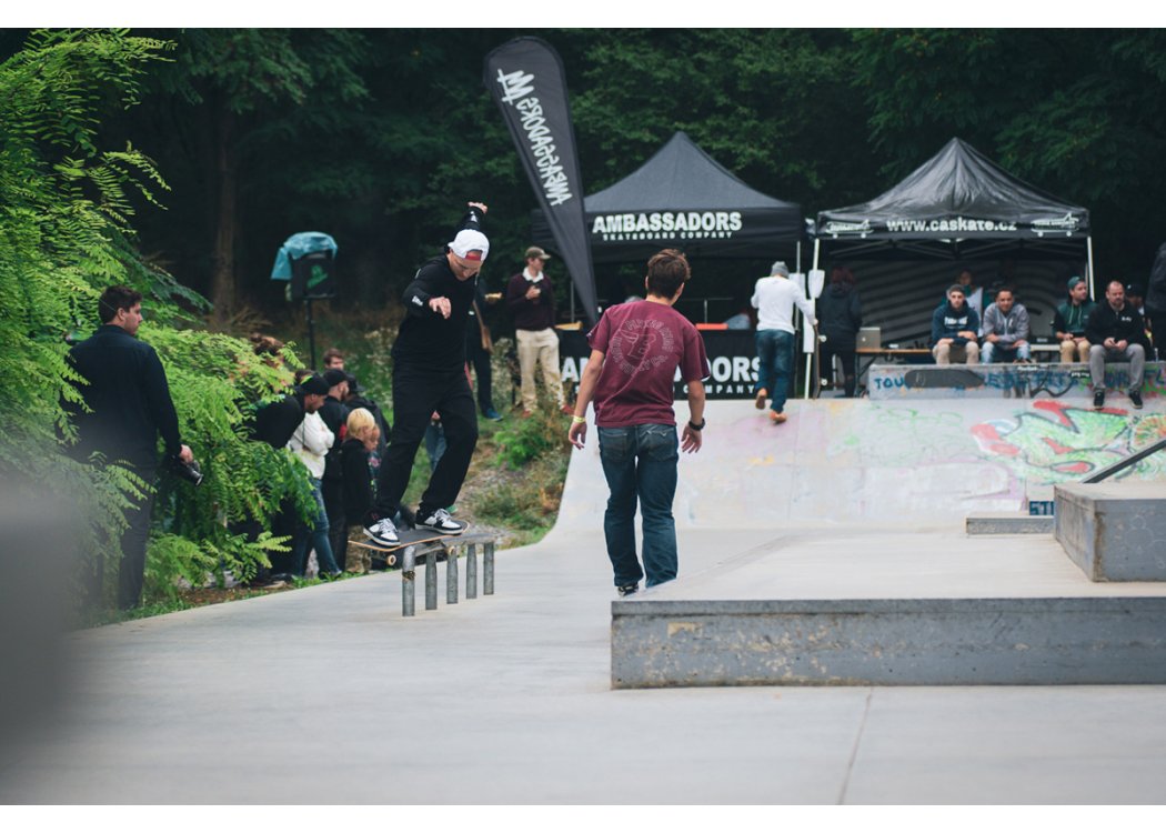 Martin Pek feeble grind. / foto: Vašek Žalud