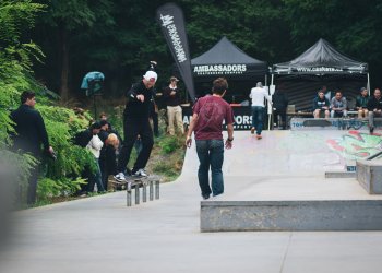 Martin Pek feeble grind. / foto: Vašek Žalud