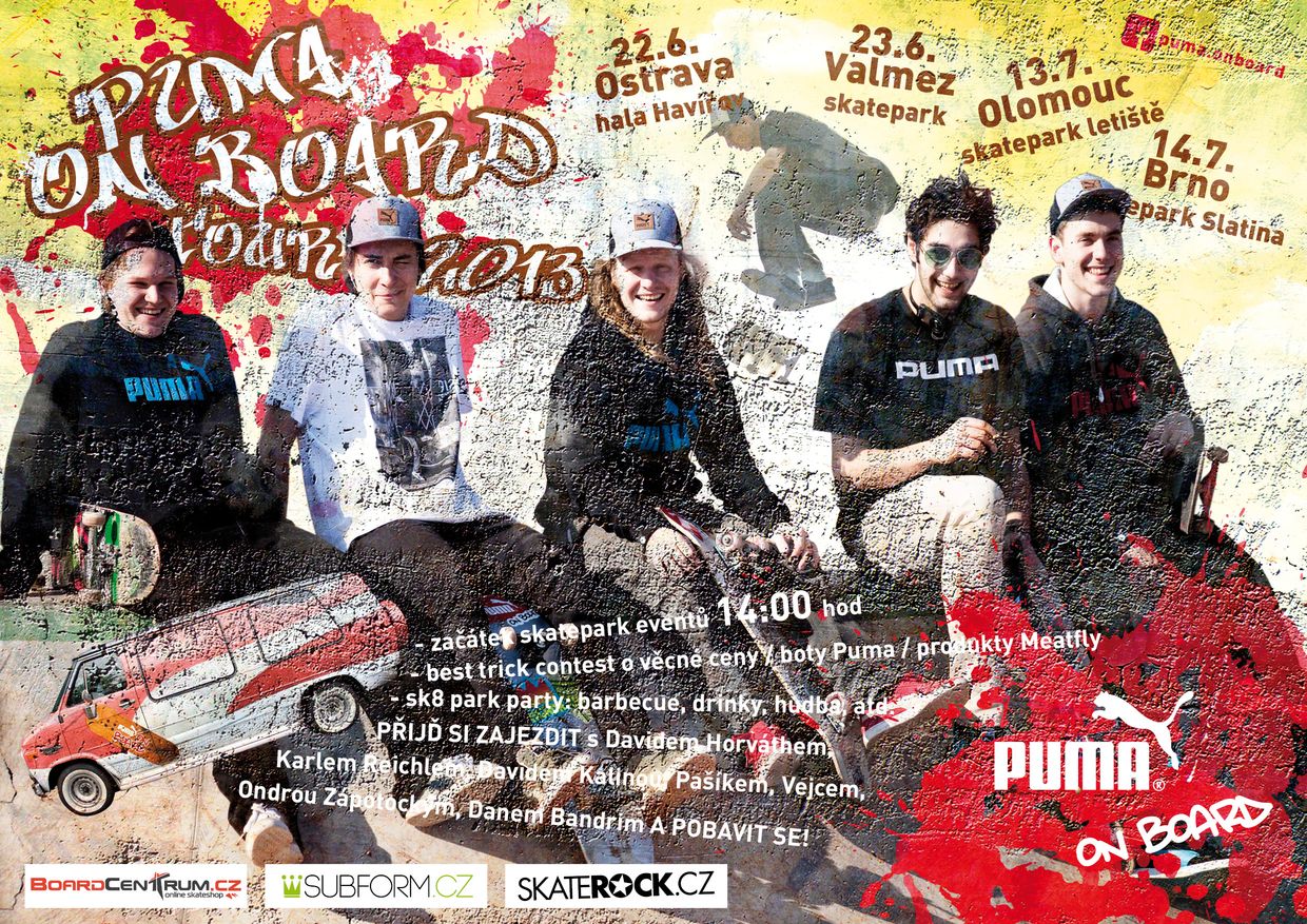 Puma On Board Tour 2013 na Skaterock.cz!