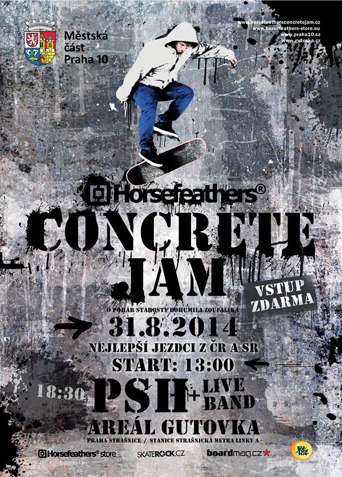Pozvánka na Horsefeathers Concrete jam Pozvánka na Horsefeathers Concrete jam
