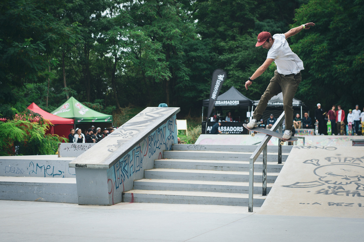 Jirka Houka frontside lipslide. / foto: Vašek Žalud