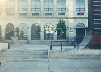 Neviditelná minirampa od Nomad Skateboards!