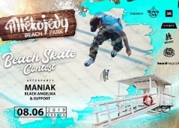 Doraž na zítřejší "Beach Skate contest 2019"