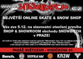 Slavnostní otevření Snowbitche v Praze!