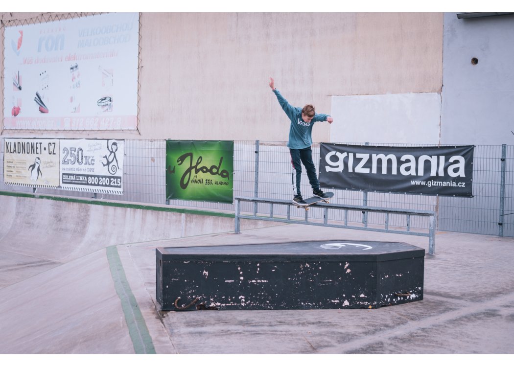 Denis Janeček boardslide. / foto: Vašek Žalud