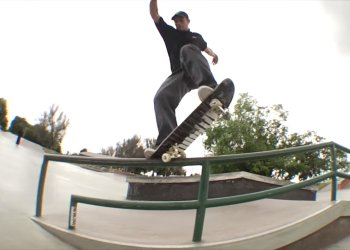 Felipe Gustavo a Carlos Ribeiro na společné session ve Whittier skateparku