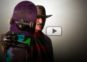 Halloween v Berrics s Freddy Creagerem