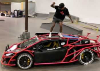 Nyjah Huston si zajezdil na Lamborghini Huracan!