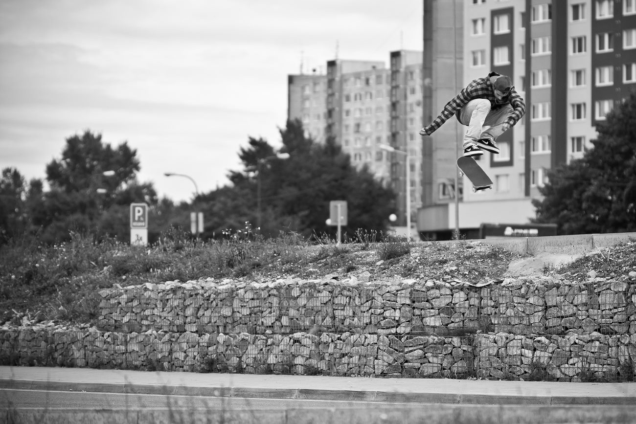 Nollie inward heelflip. / foto: Marek Kikinder