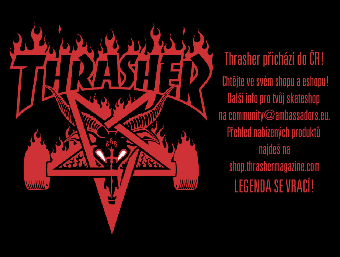 THRASHER se vrací do ČR!