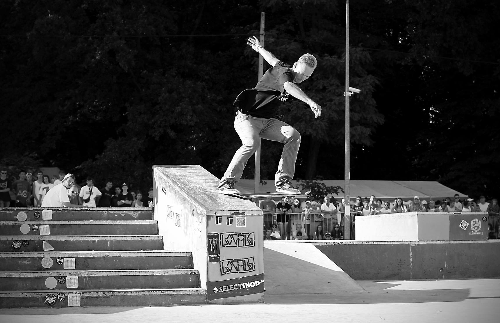 19 Martin Pek bs noseslide Martin Pek backside noseslide. / foto: Mike Zakrzewski