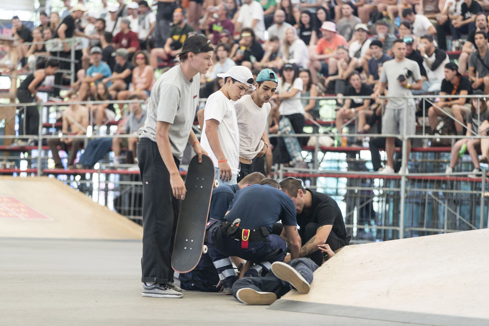 Štěpán Bareš po střetu s Emanuelem. / Foto: Michal Vavro